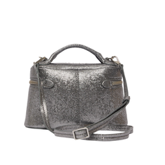 Orciani Mini Joy Light Borsa in Nappa Stampata Effetto Metallico