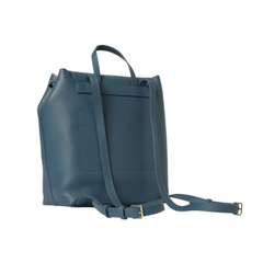 Coccinelle Nikla Zaino in Pelle Double Grainy Deep Blue/Sandshell