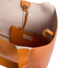 Coccinelle C-Easy Large Borsa a Spalla in Pelle Crab
