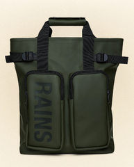 RAINS 14240GRE - TEXEL TOTE BACKPACK GREEN