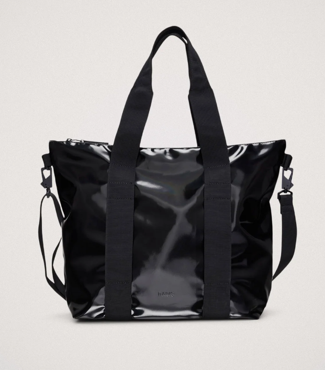 De Santis Borsa Rains Lucida Nera 14160NIT – La mini tote bag comoda, pratica ed impermeabile