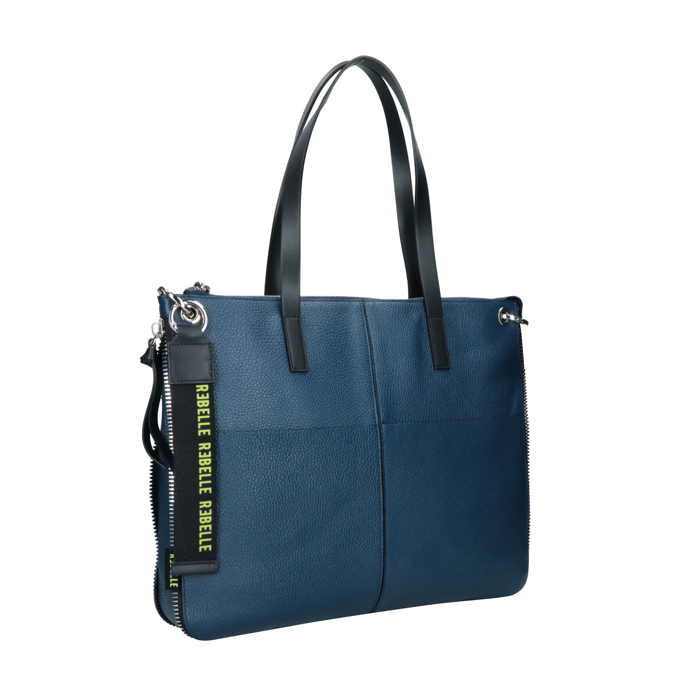 De Santis Borsa Rebelle Blu Notte Cassandra 1WR263S4LE0444A704, La nuova borsa in pelle della collezione basic