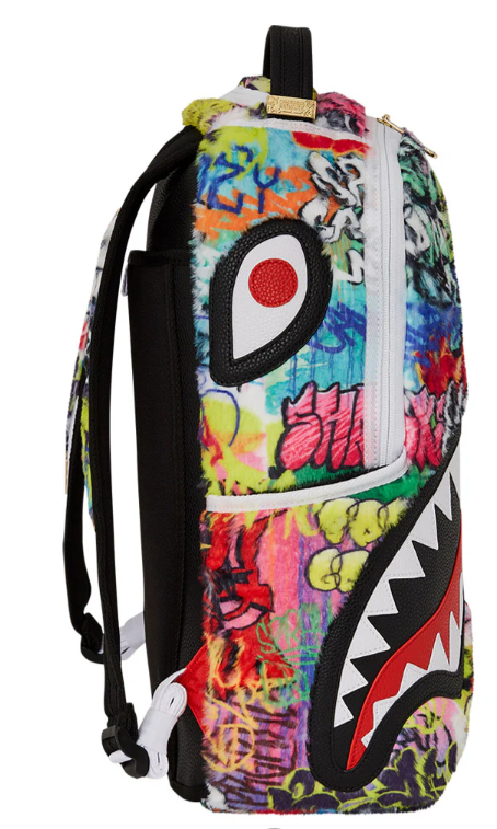 De Santis Sprayground Graffiti Faux Fur Dlxsf