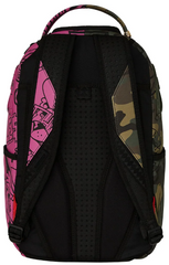 ZAINO SPRAYGROUND SPLIT PINK AND CAMO DLX