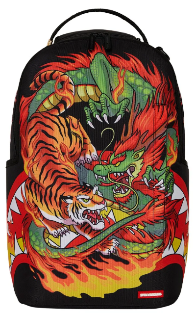 ZAINO SPRAYGROUND TIGER VS DRAGON DLXR
