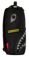 ZAINO SPRAYGROUND SHARK CENTRAL YELLOW TAPE DLX SATIN