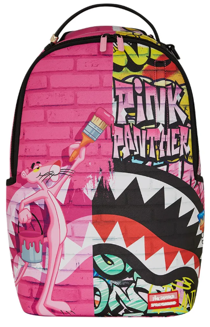 ZAINO SPRAYGROUND PINK PANTHER PAINTING OVER GRAFFITI DLXR