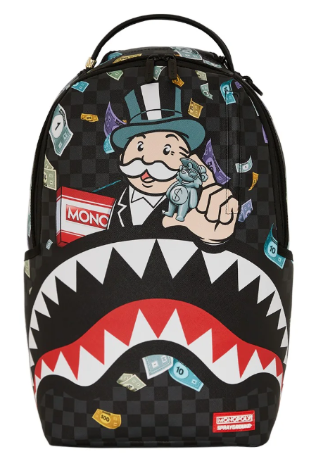 ZAINO SPRAYGROUND MONOPOLY X SPRAYGROUND CHARACTERS DLXSV