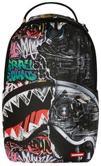 ZAINO SPRAYGROUND SPLIT CYBERSHARK DLXSV