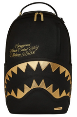 ZAINO SPRAYGROUND SHARK CENTRAL GOLD DLXSV