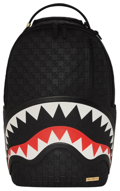 ZAINO SPRAYGROUND BLACK OUT SHARKS IN PARIS DLXSV