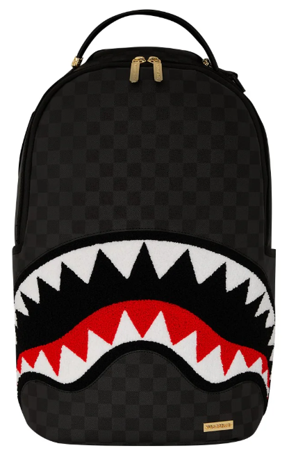 ZAINO SPRAYGROUND BLACK CHENILLE SIP DLXSV