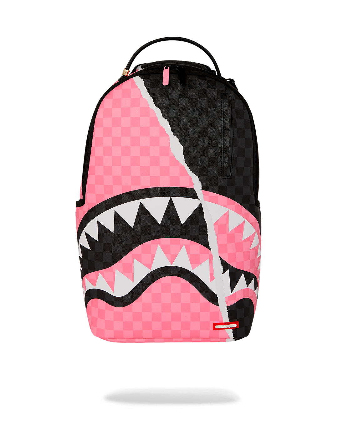 ZAINO SPRAYGROUND PINK AND BLACK TEAR SIP