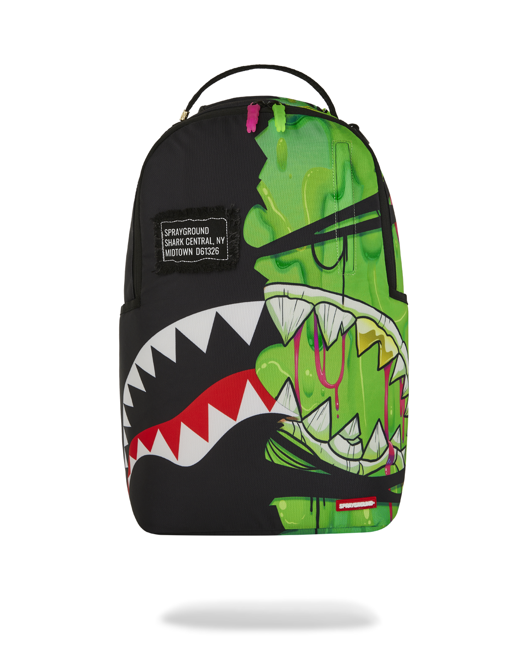 ZAINO SPRAYGROUND HALLOWEEN SHARK CENTRAL DRIP SPLIT