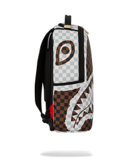 ZAINO SPRAYGROUND CREAM BROWN TEAR CHECK