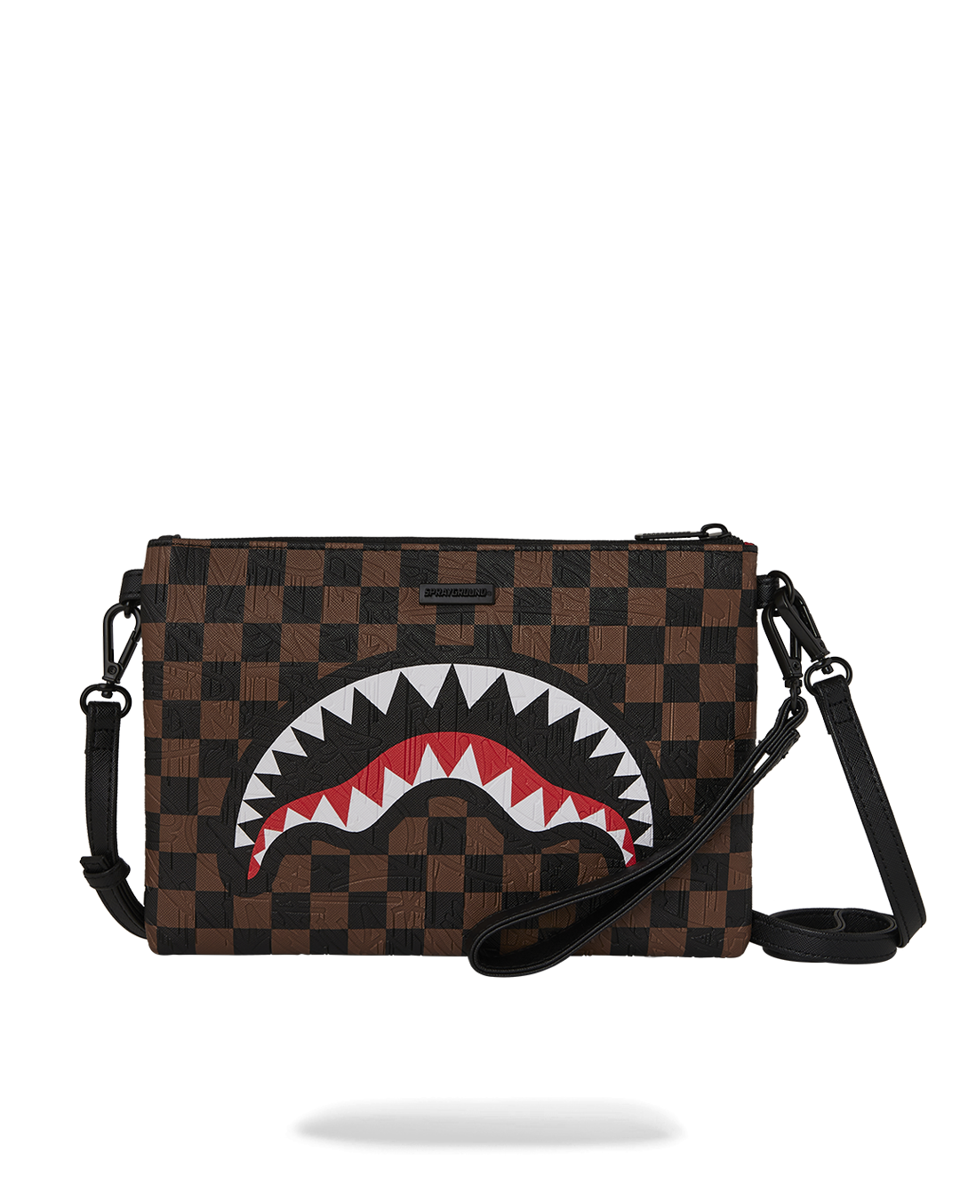 POCHETTE SPRAYGROUND CHECK 2 EMBOSS CROSSOVER