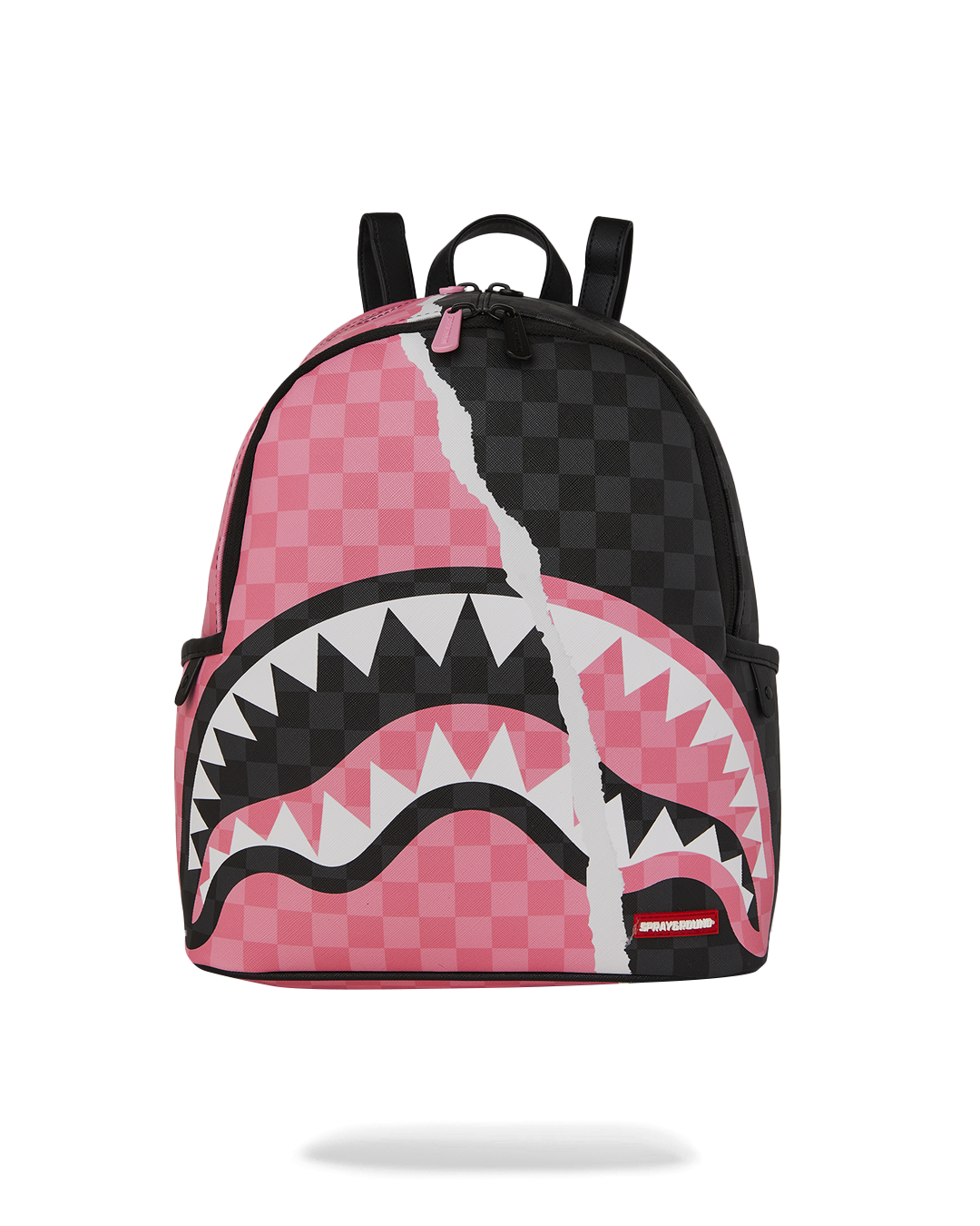 ZAINO SPRAYGROUND PINK AND BLACK TEAR SIP SAVAGE