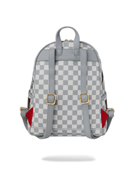 ZAINO SPRAYGROUND CREAM BROWN TEAR CHECK SAVAGE