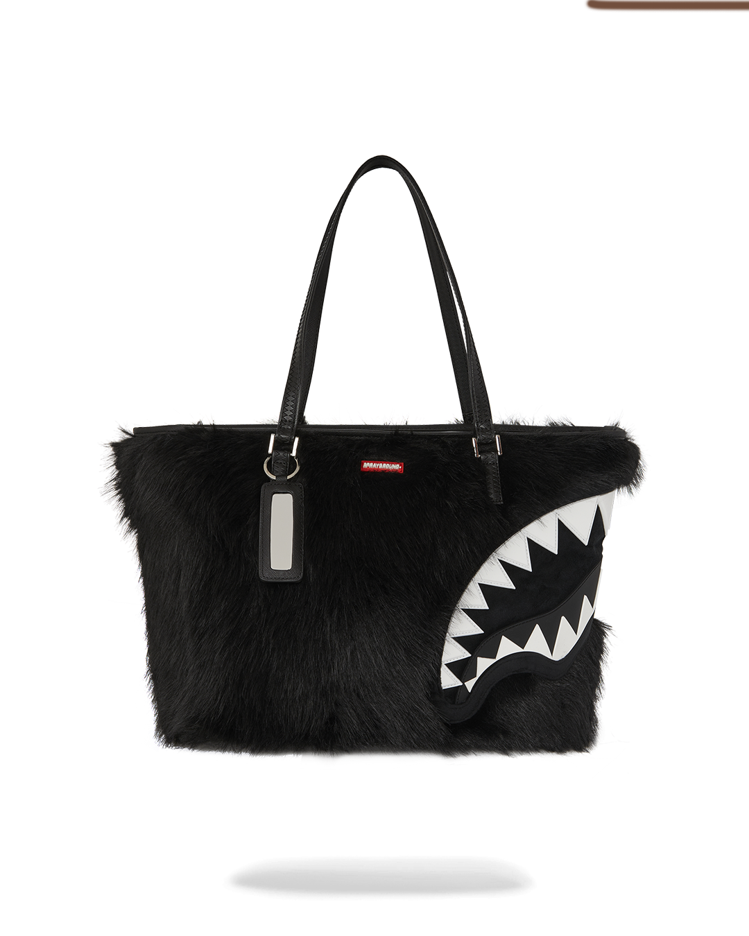BORSA SPRAYGROUND FUR CRAY BLACK TOTE