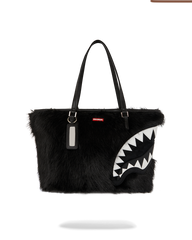 BORSA SPRAYGROUND FUR CRAY BLACK TOTE