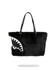 BORSA SPRAYGROUND FUR CRAY BLACK TOTE