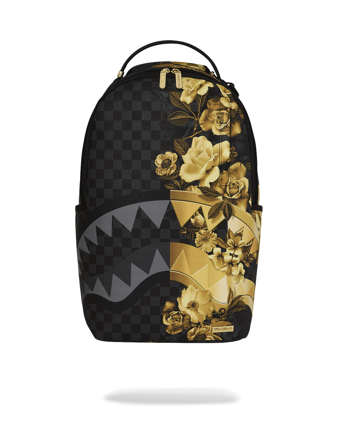 ZAINO SPRAYGROUND GOLD FLORAL REMIX