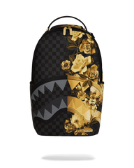 ZAINO SPRAYGROUND GOLD FLORAL REMIX
