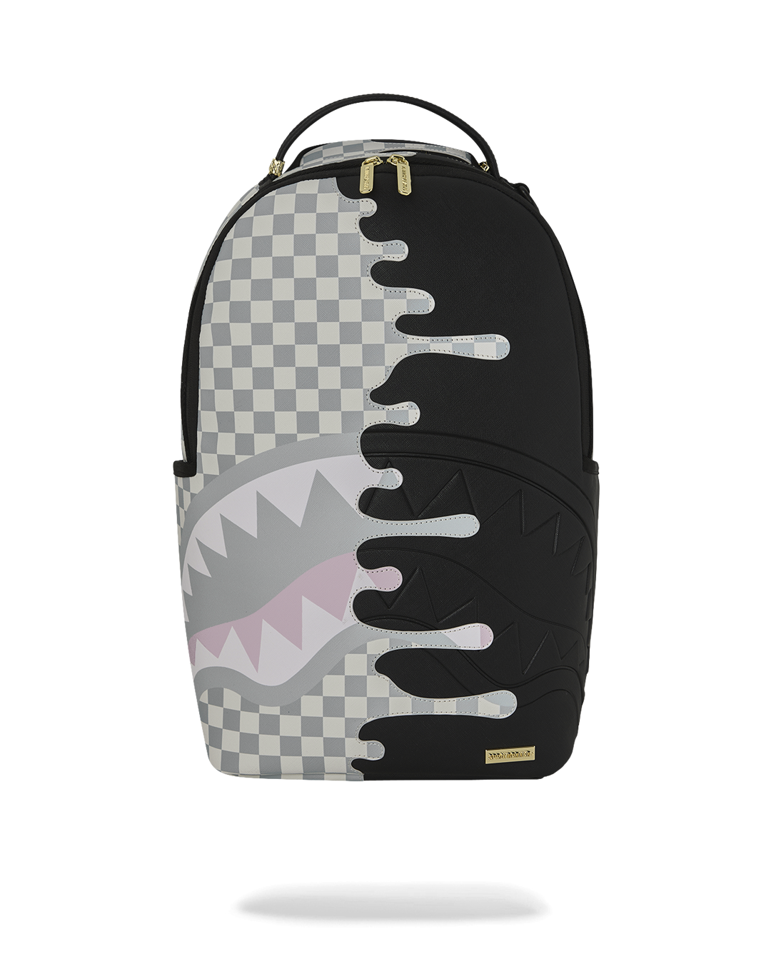 ZAINO SPRAYGROUND CREAM CHECK SIDE DRIP