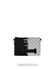 POCHETTE SPRAYGROUND CREAM CHECK SIDE DRIP CROSSOVER