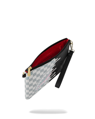 POCHETTE SPRAYGROUND CREAM CHECK SIDE DRIP CROSSOVER