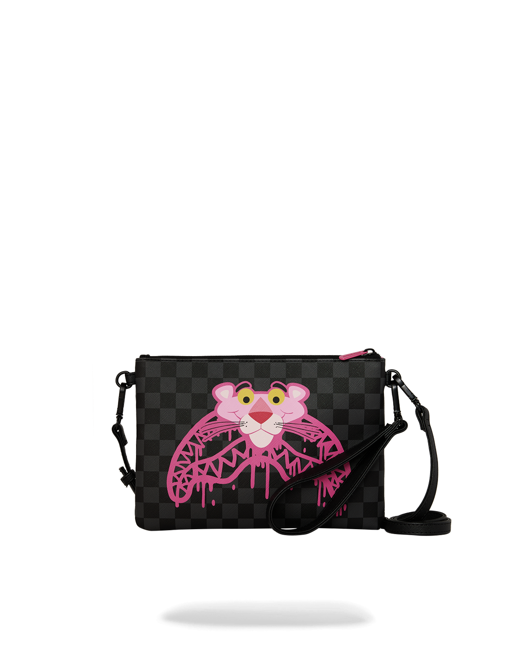 POCHETTE SPRAYGROUND PINK PANTHER DRIPPY DIAMONS CROSSOVER