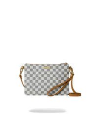 POCHETTE SPRAYGROUND GRAFF EMBOSSED CREAM CHECK CROSSOVER