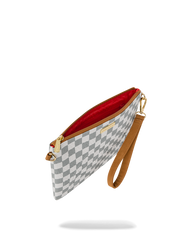 POCHETTE SPRAYGROUND GRAFF EMBOSSED CREAM CHECK CROSSOVER