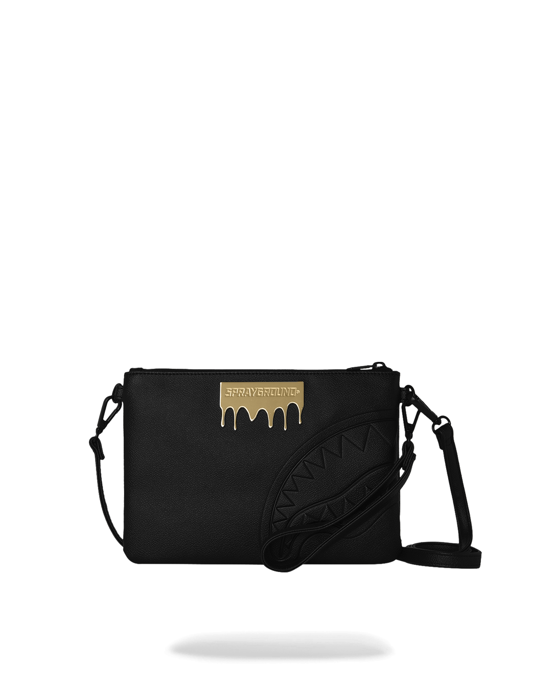 POCHETTE SPRAYGROUND GOLD BRICK LUXE CROSSOVER