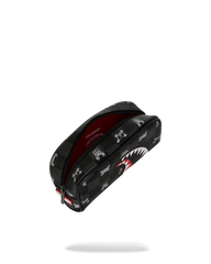 POCHETTE SPRAYGROUND GRAY PEEKING CHARACTER CHECK