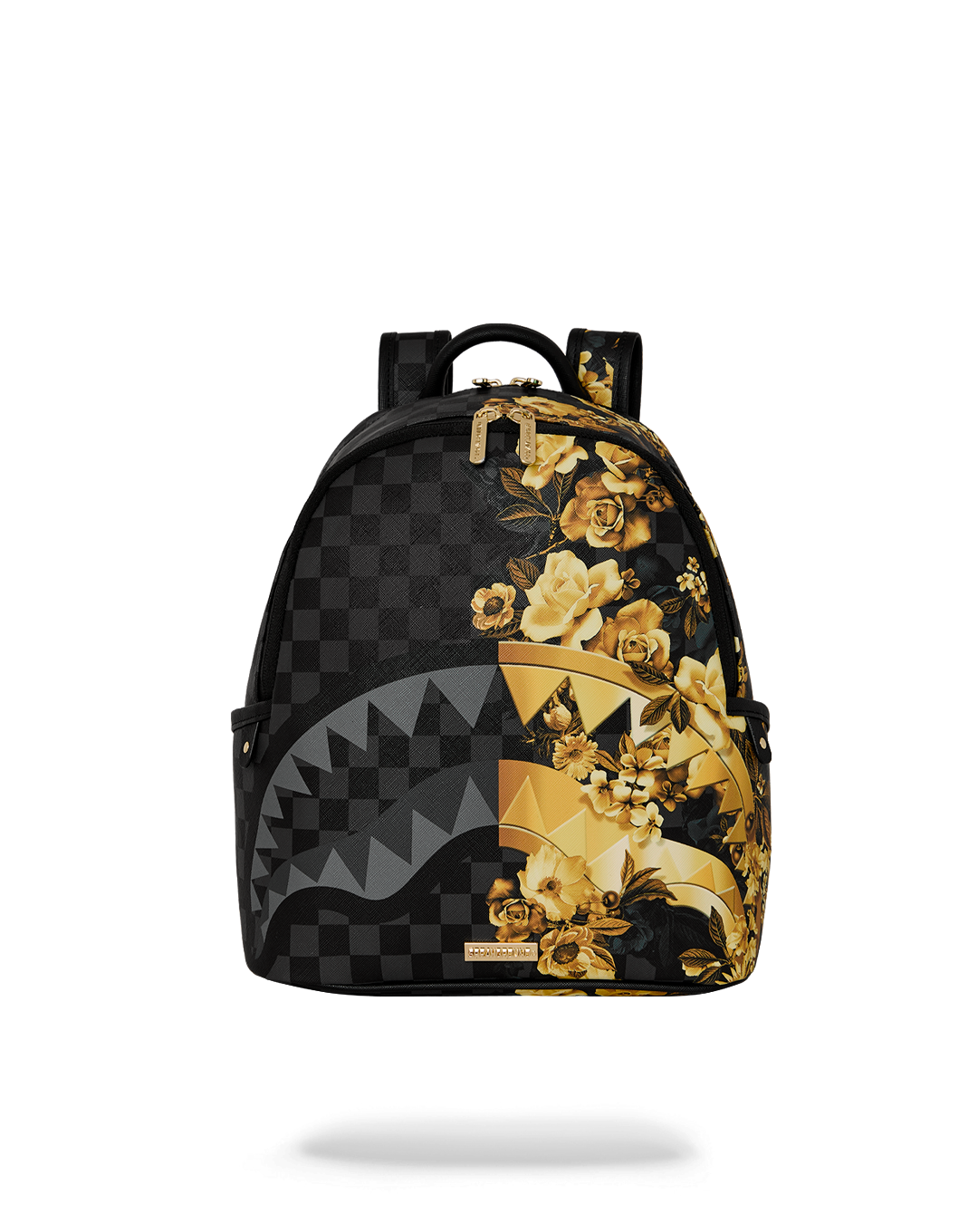 ZAINO SPRAYGROUND GOLD FLORAL REMIX SAVAGE
