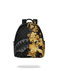 ZAINO SPRAYGROUND GOLD FLORAL REMIX SAVAGE