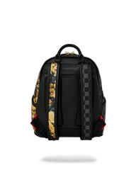 ZAINO SPRAYGROUND GOLD FLORAL REMIX SAVAGE