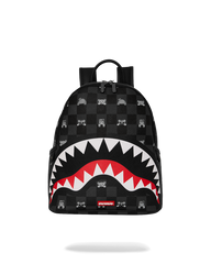 ZAINO SPRAYGROUND GRAY PEEKING CHARACTER CHECK SAVAGE