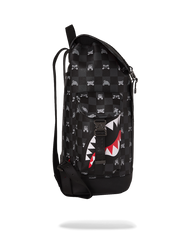 ZAINO SPRAYGROUND GRAY PEEKING CHARACTER CHECK MONTE CARLO