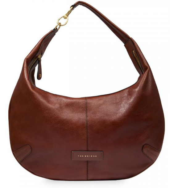 De Santis | The Bridge 042234GZ - borsa in cuoio Hobo Flavia