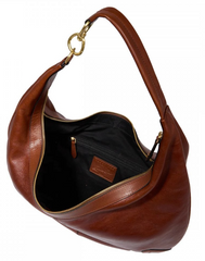 De Santis | The Bridge 042234GZ - borsa in cuoio Hobo Flavia