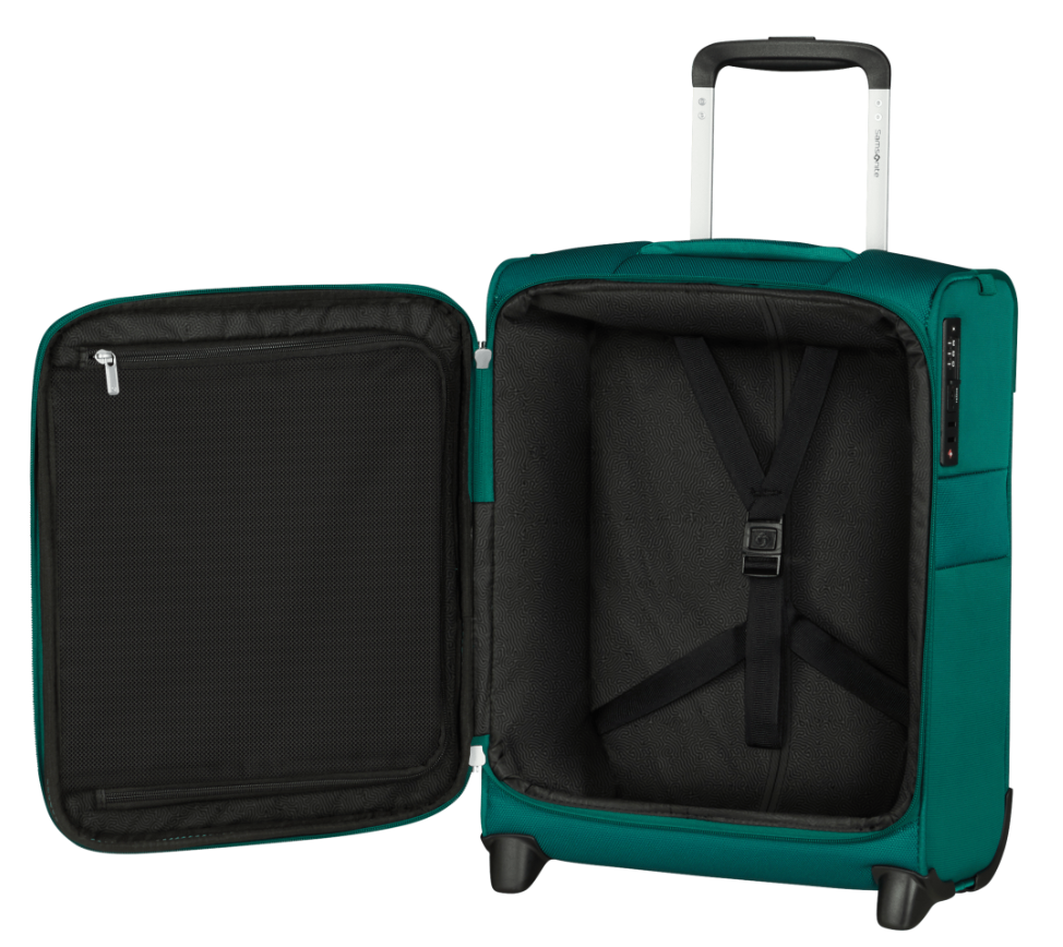 De Santis Trolley Samsonite Urbify Pine green 150714-1693, Il mini trolley da cabina da riporre sotto il tuo sedile