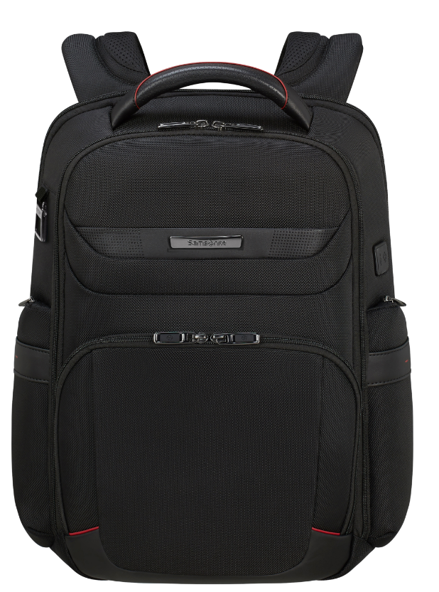 De Santis Zaino Samsonite Nero PRO-DLX 6 151780-1041, Zaino top di gamma, look unico ed organizzazione interna perfetta