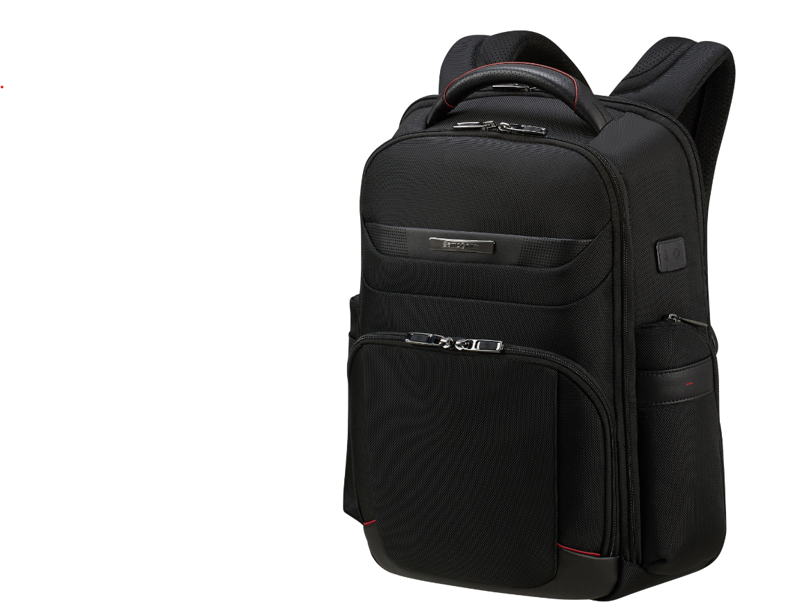 De Santis Zaino Samsonite Nero PRO-DLX 6 151780-1041, Zaino top di gamma, look unico ed organizzazione interna perfetta