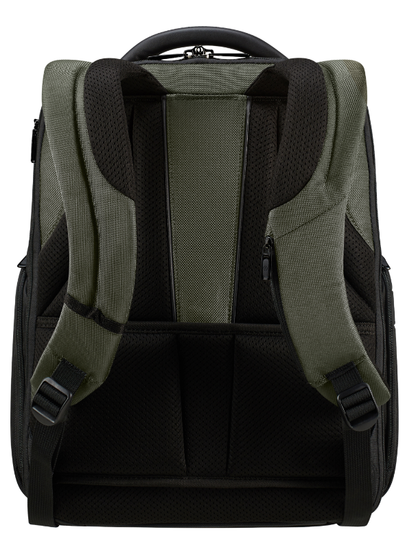 De Santis Zaino Samsonite Verde PRO-DLX 6 151780-1388, Zaino top di gamma, look unico ed organizzazione interna perfetta