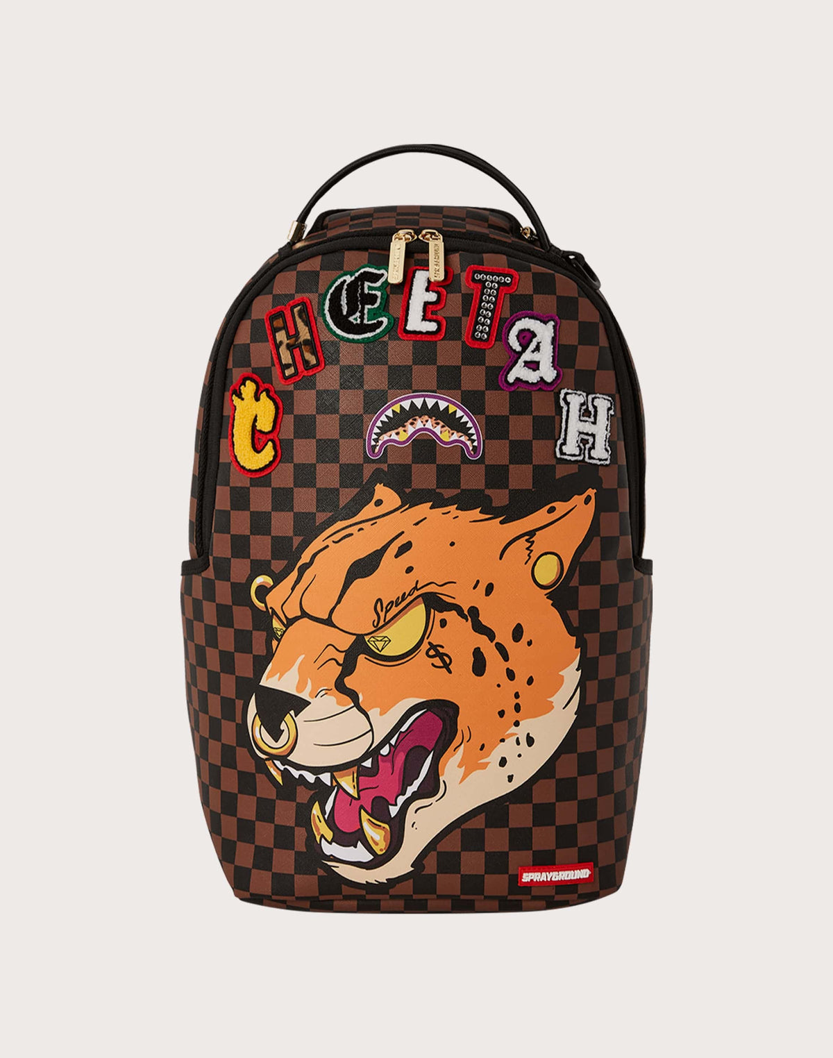 De Santis Sprayground Cheetah Speed Shark Backpack Comfort style and resistance