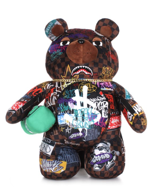 SPRAYGROUND ZAINO - 910B5510NSZ TAGGED UP SIP BEAR