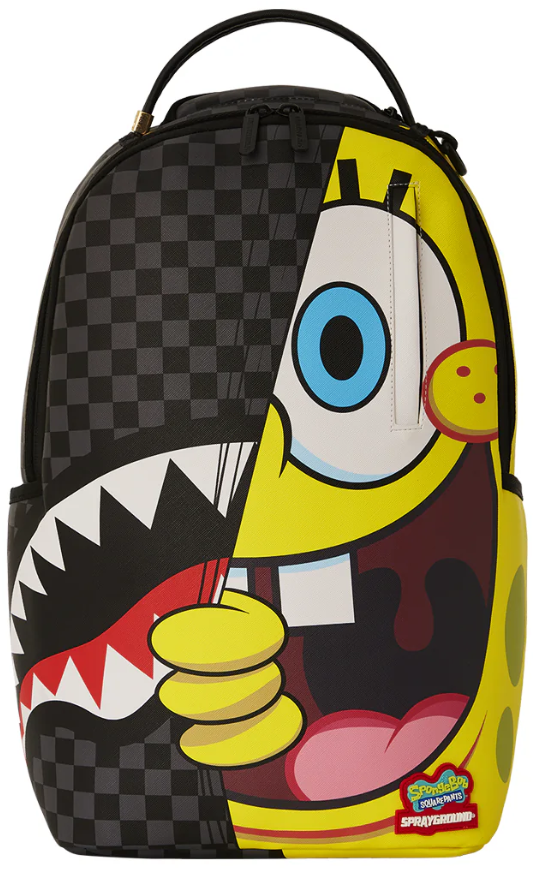 De Santis Zaino Sprayground Sponge Bob Reveal Dlxsv Backpack Nero 910B5787NSZ, Lo zaino perfetto per il tuo rientro a scuola!