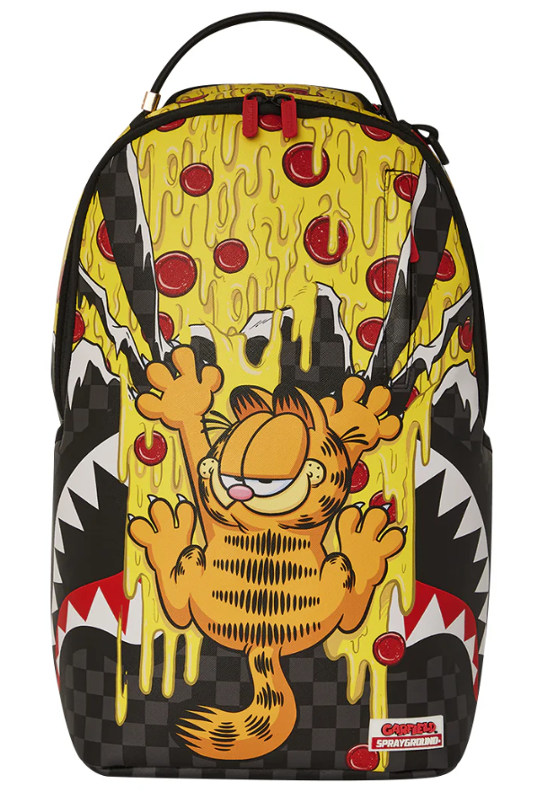 De Santis Zaino Sprayground Garfield Pizza Drips 910B5885NSZ, Lo zaino perfetto per il tuo rientro a scuola!